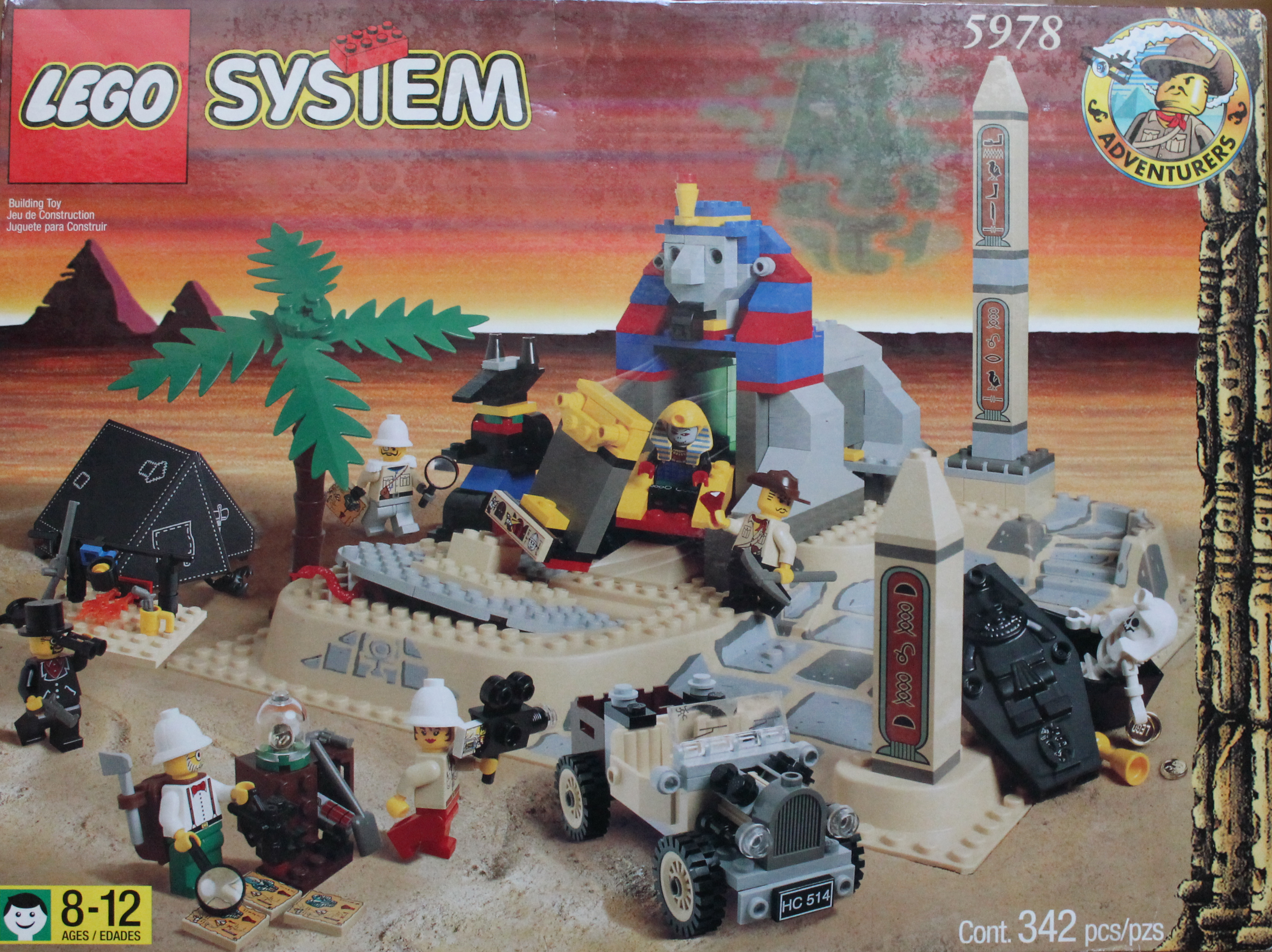 5978: Sphinx Secret Surprise - Back of the Box Builds