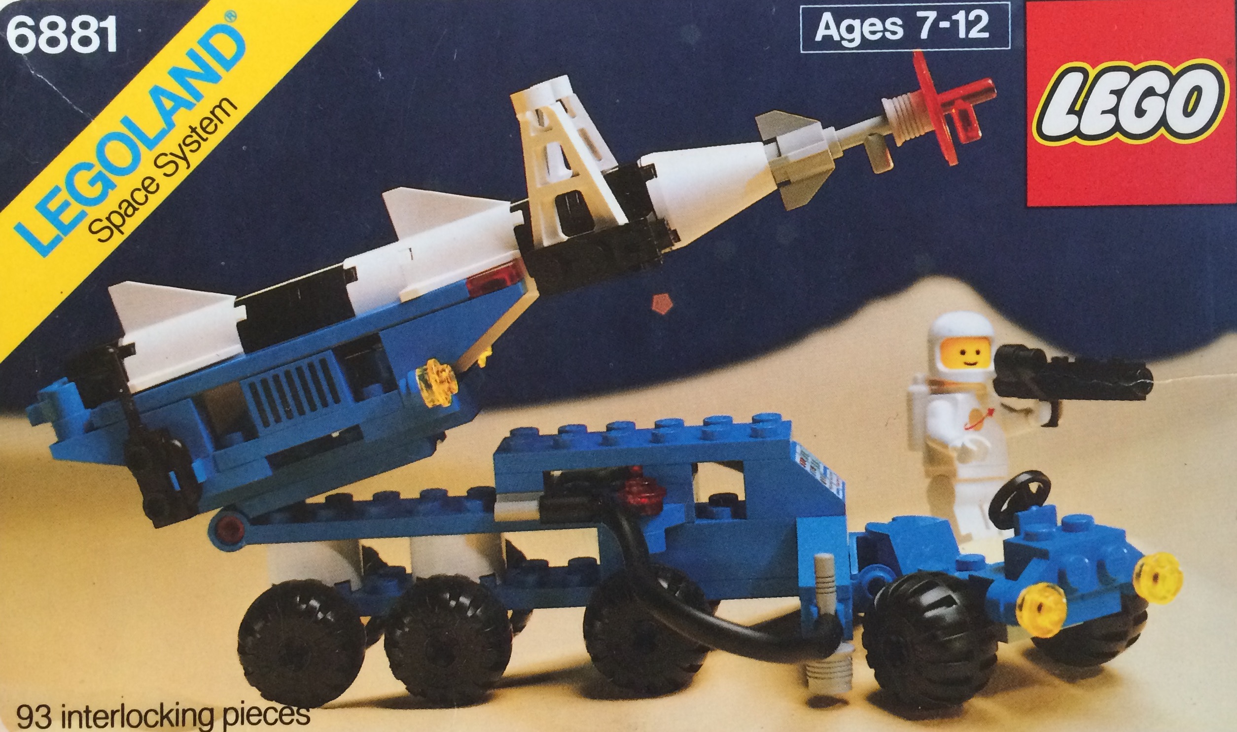6881: Lunar Rocket Launcher - Back of the Box Builds