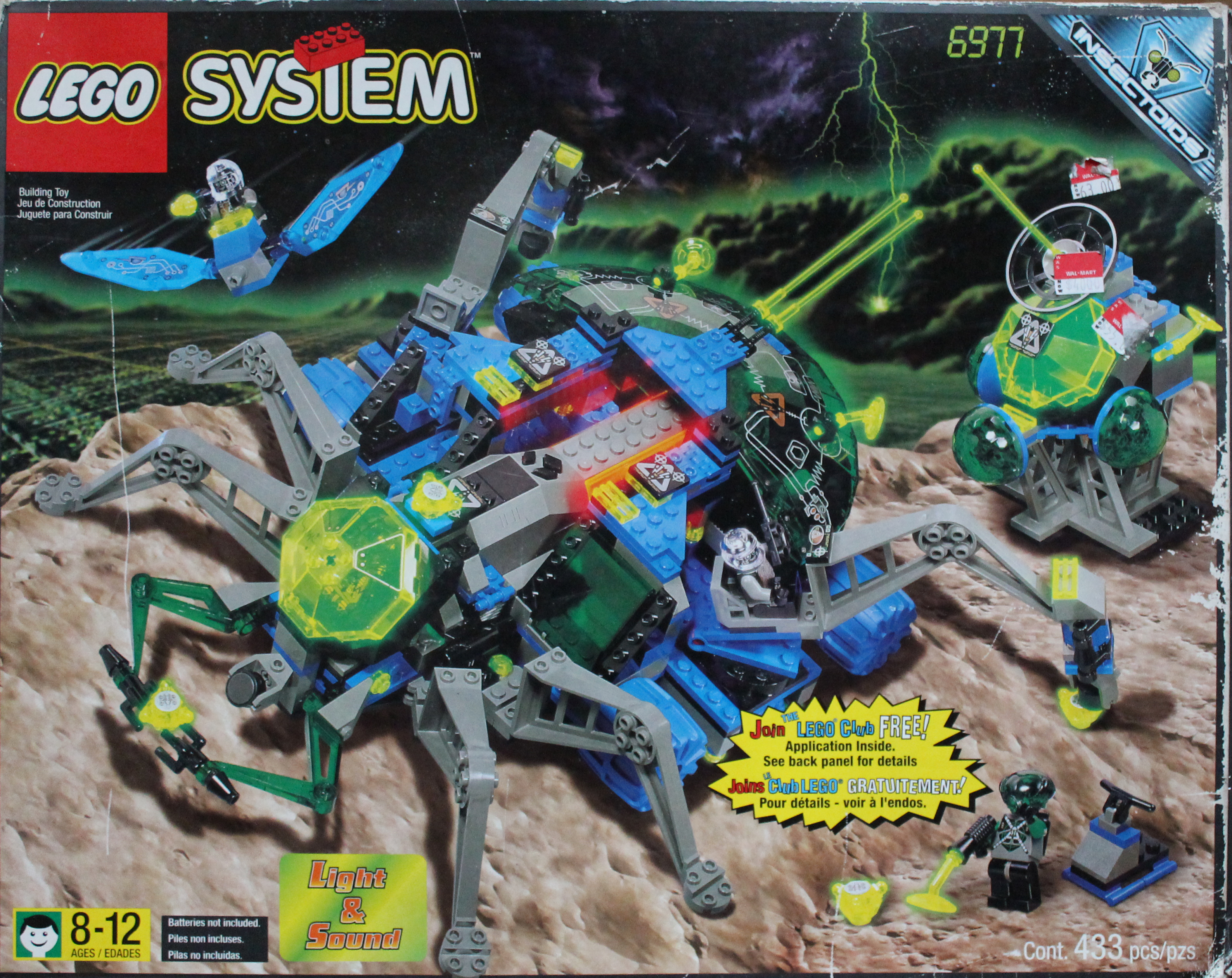 6977: Arachnoid Star Base - Back of the Box Builds