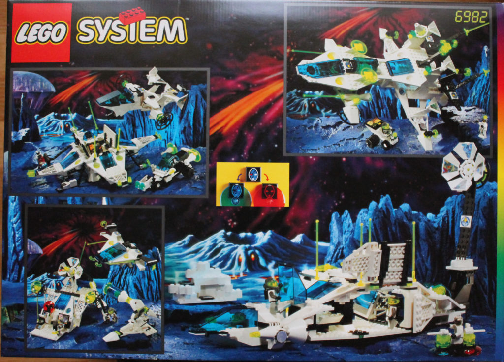 At interagere Motel snemand 6982: Explorien Starship - Back of the Box Builds