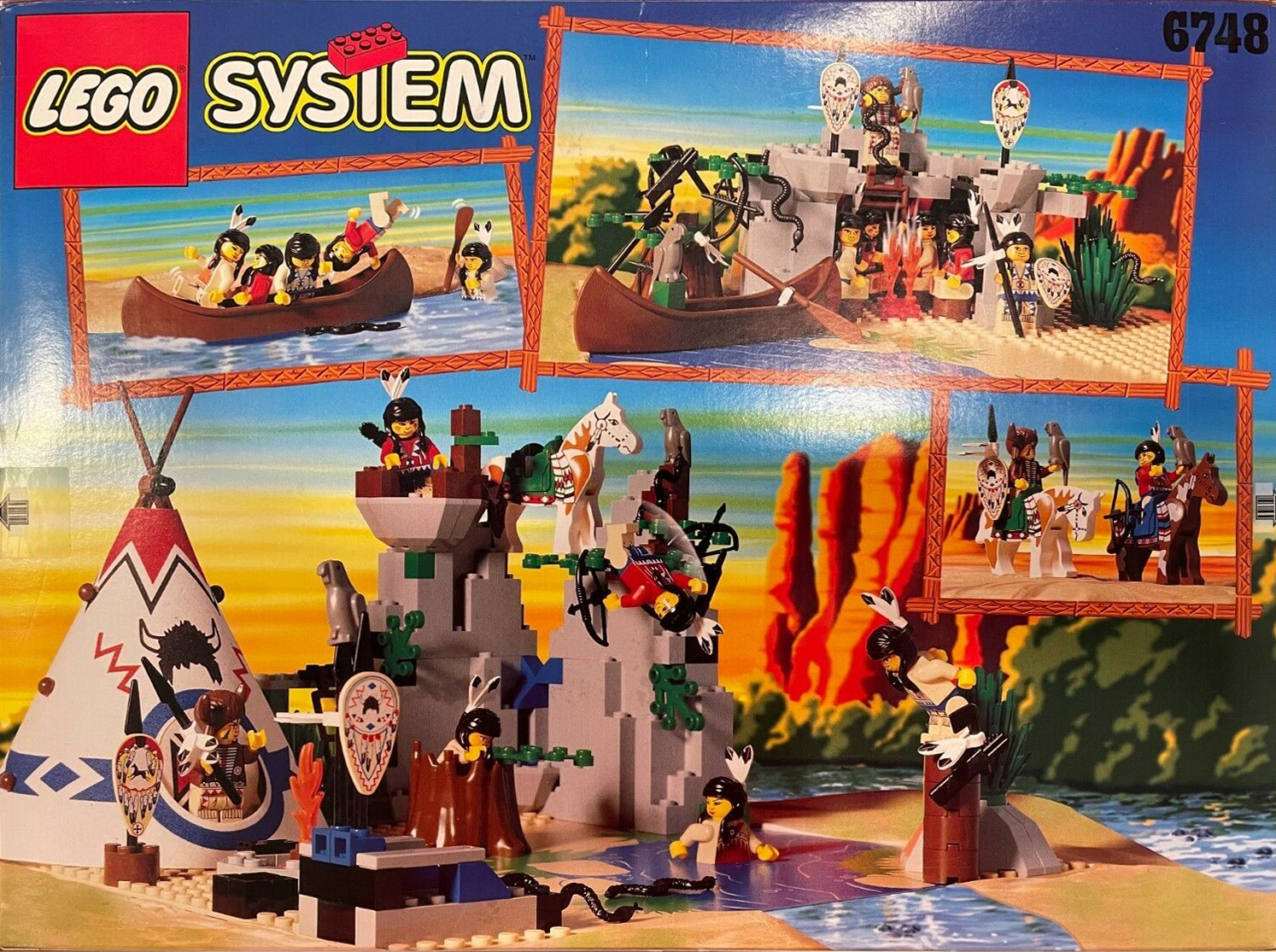 6748: Boulder Cliff Canyon - Back of the Box Builds