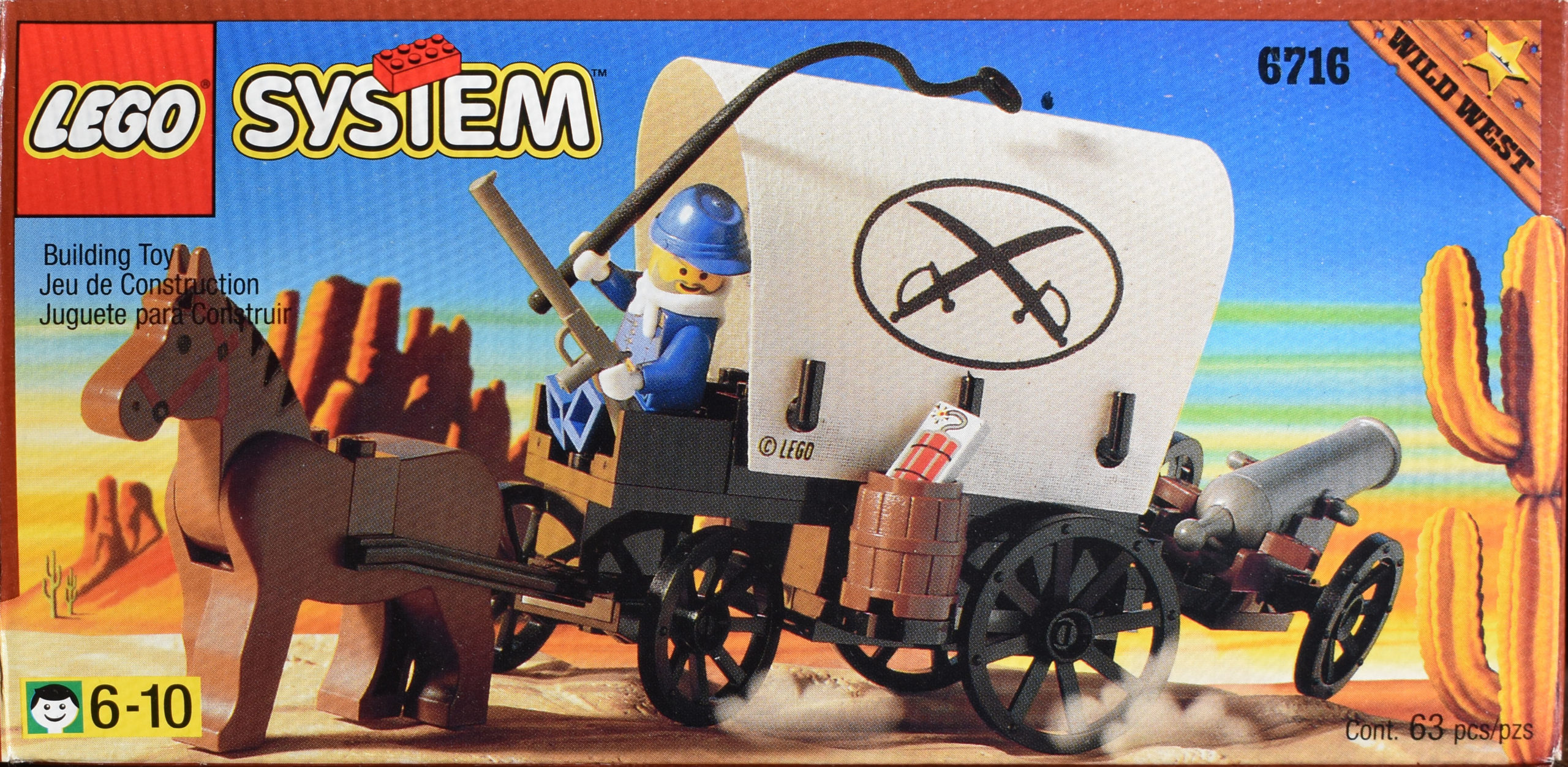 6716: Weapons Wagon - Back of the Box Builds