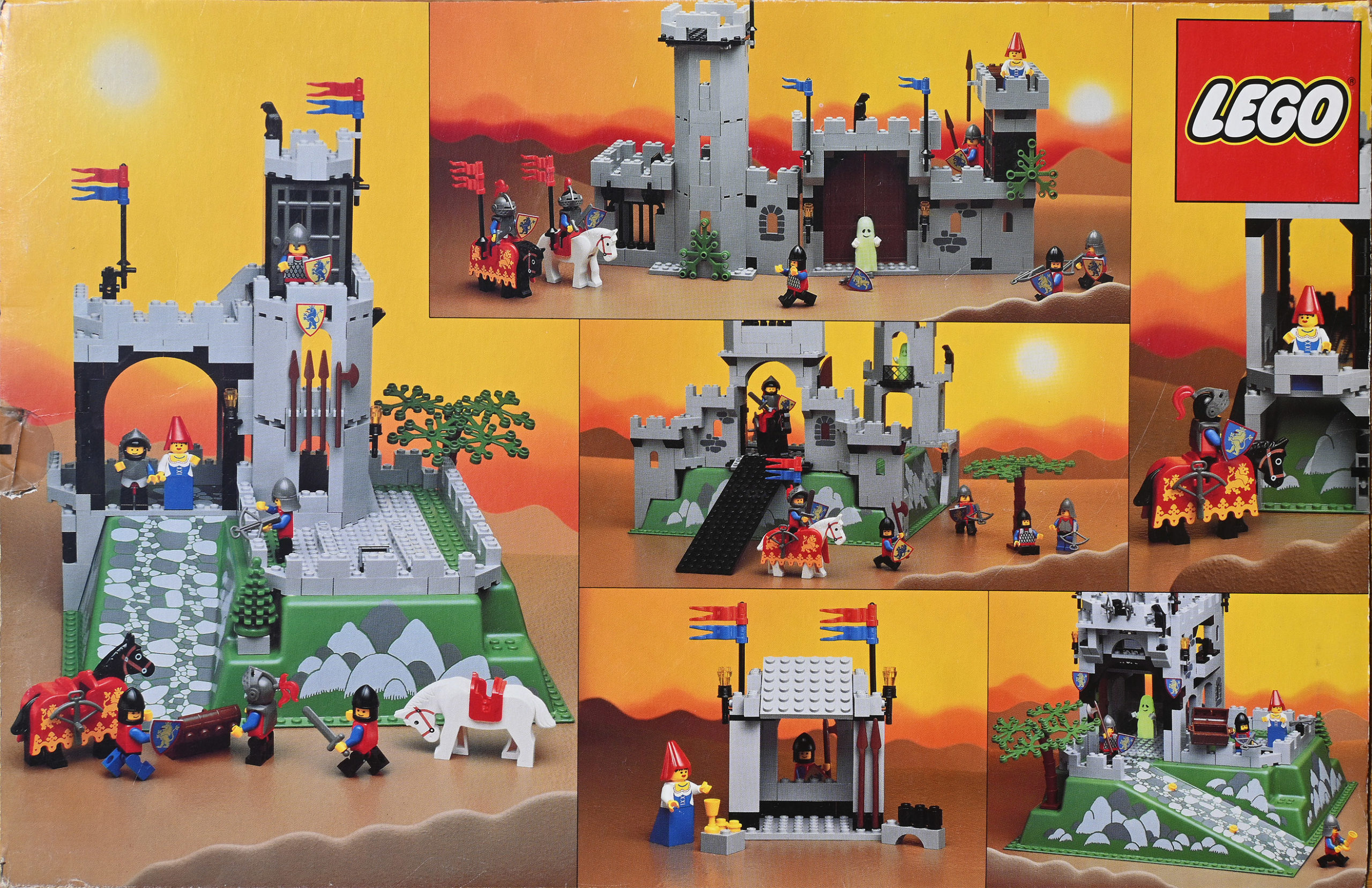 deadline Bærbar Harmoni 6081: King's Mountain Fortress - Back of the Box Builds