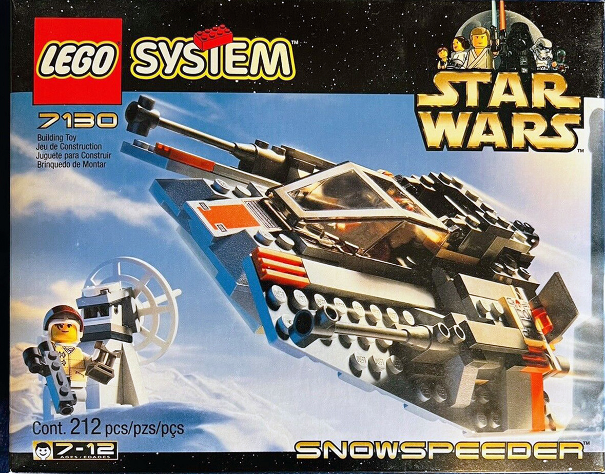 build suffix Parlament 7130: Snowspeeder - Back of the Box Builds