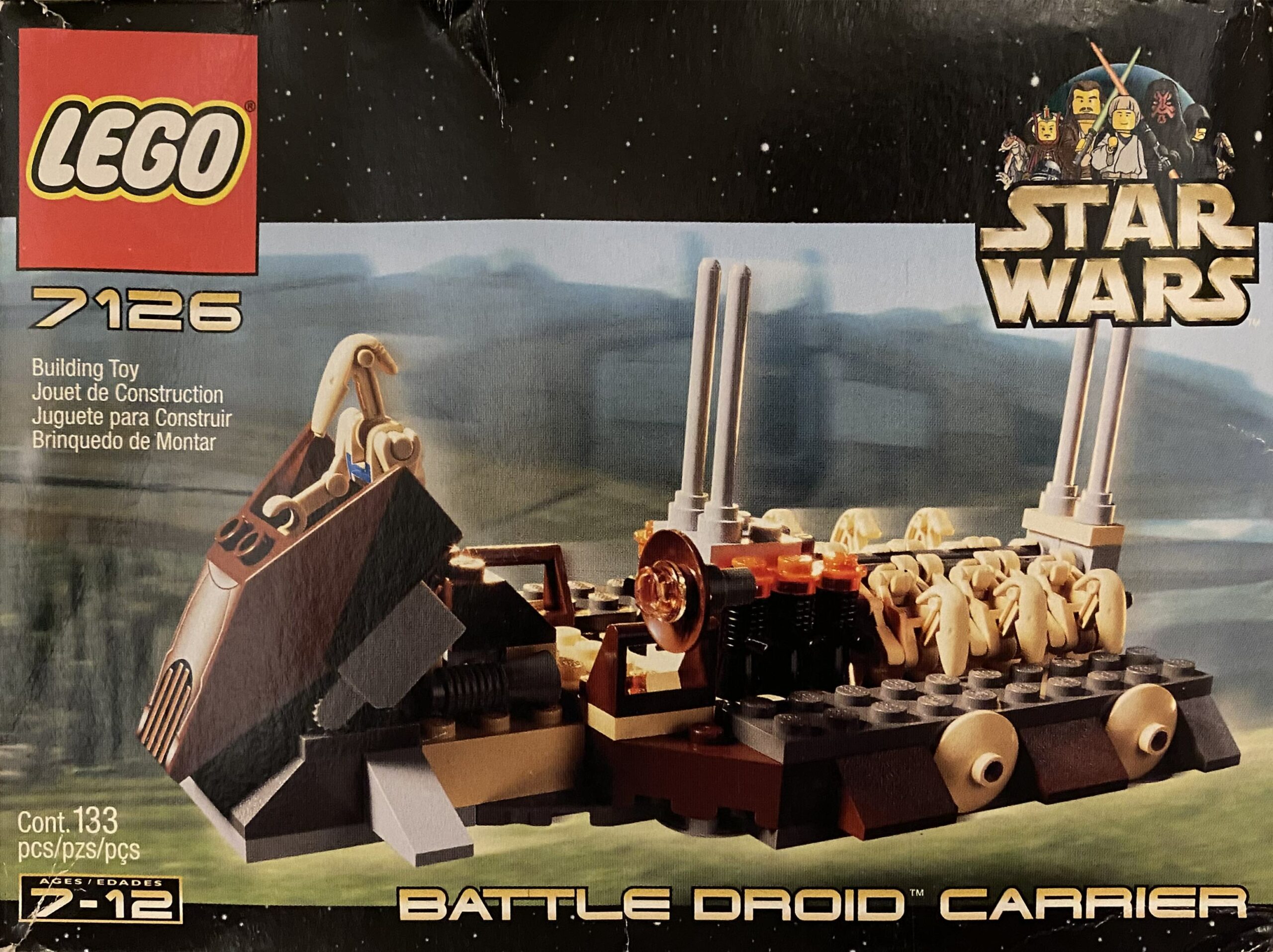 7126: Battle Droid Carrier - Back of the Box Builds