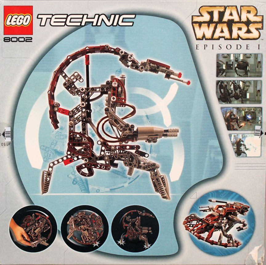 Star Wars Sets - LEGO 8002 Destroyer Droid Star Wars Droideka Technic Set  New